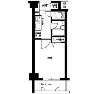 東京都文京区春日２丁目 賃貸マンション 1K