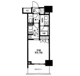 東京都文京区本郷４丁目 賃貸マンション 1K