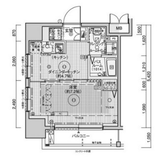 東京都新宿区新小川町 賃貸マンション 1DK