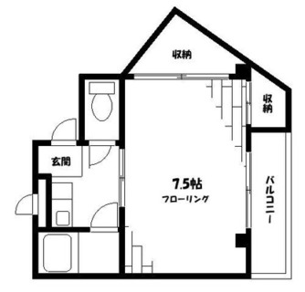 東京都文京区小石川２丁目 賃貸マンション 1K