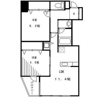 東京都文京区小石川２丁目 賃貸マンション 2LDK